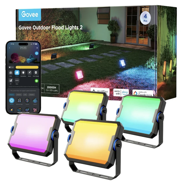 Govee Flood Lights 2 (4 Pack) - Smart Light