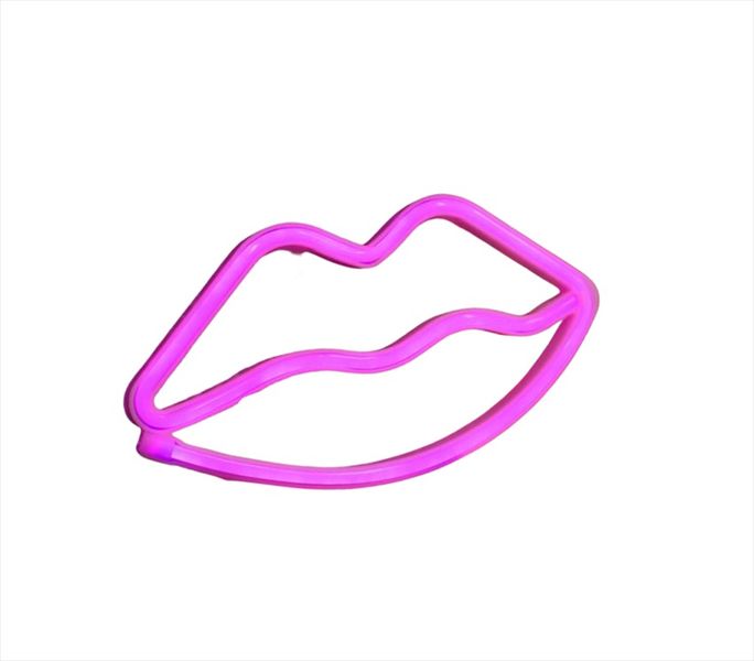 Lips Shaped Neon Sign Lamp USB And Battery Operated FA-A16