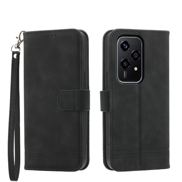 Flip Phone Leather Case Compatible with Honor 200 Lite