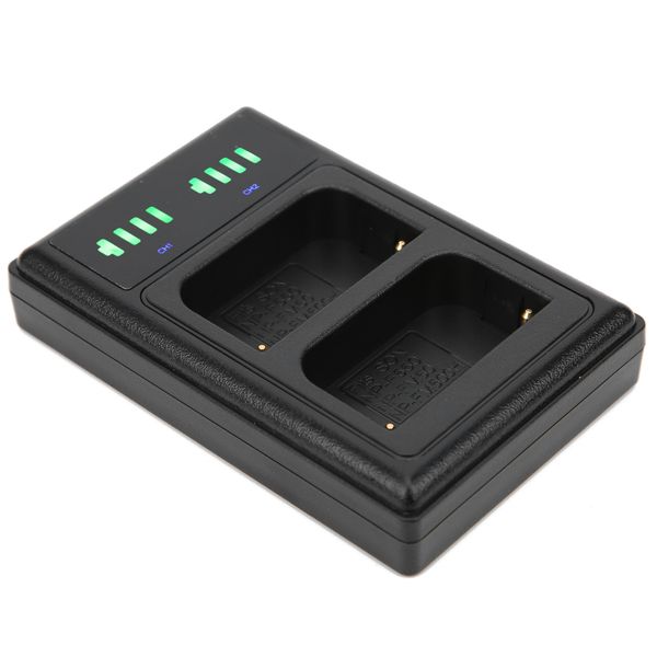 Dual NP-F550/FM50 Charger with LCD Display