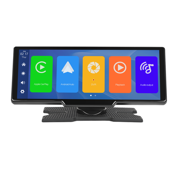 10.26" Wireless CarPlay Android Auto HD Display with DVR and Rear Camera
