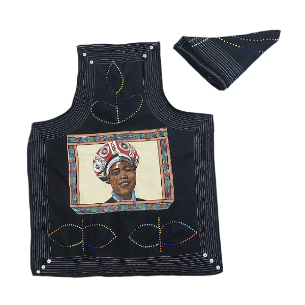 African Traditional Apron and Dook - 2 piece