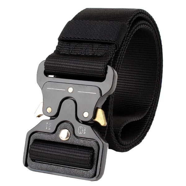 Camping Fashion Men's Outdoor Multi-Function Buckle Adjustable Canvas Belt