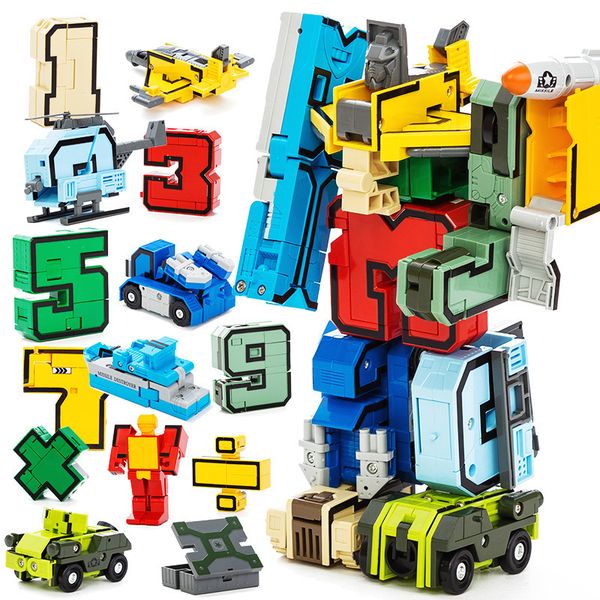Olive Tree - Mech Clan Number Transformer Mathematics Robot Educational Toy