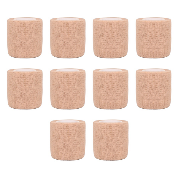 10pcs Sport Self-adhesive Elastic Bandage Wrap 4.5m Elastic Band