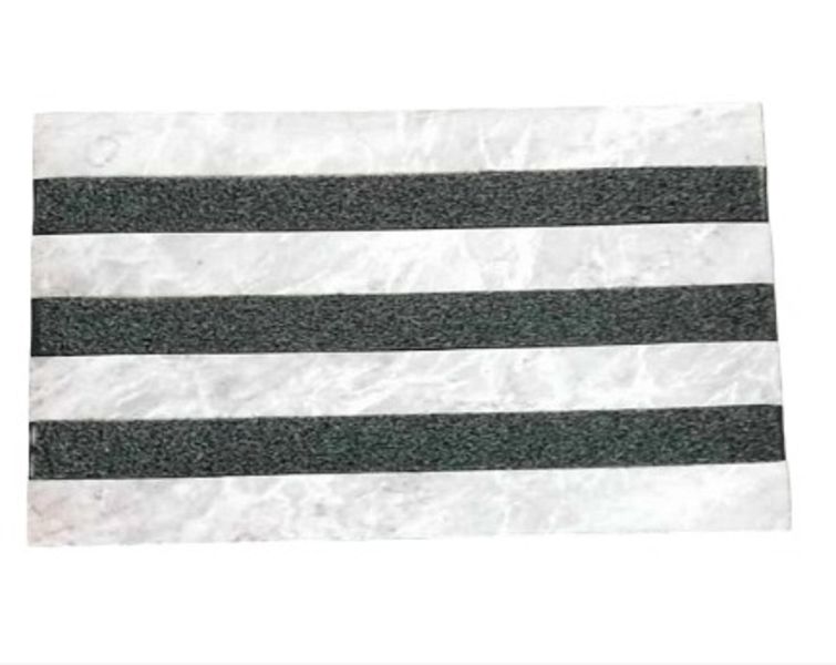 Outdoor Rectangle Dirt Stopper Non-slip Wood Tile Door Mat 45x75cm