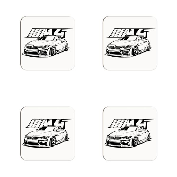 BMW M4 Coasters - Set of 4