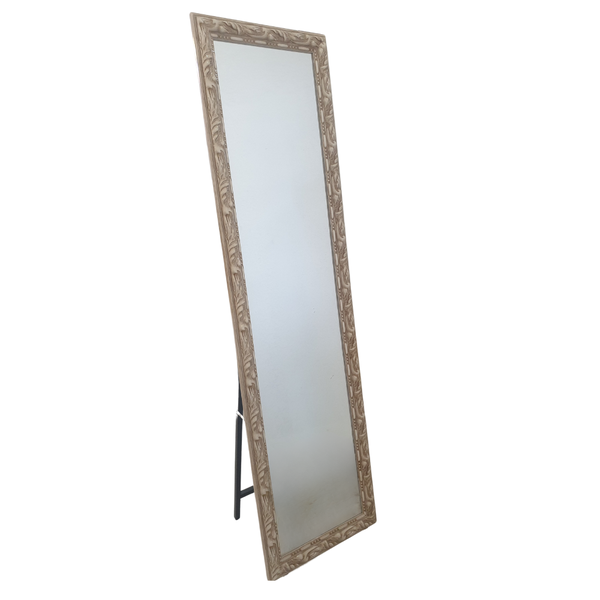Free Standing Mirror or Wall Mount - Ivory Gold