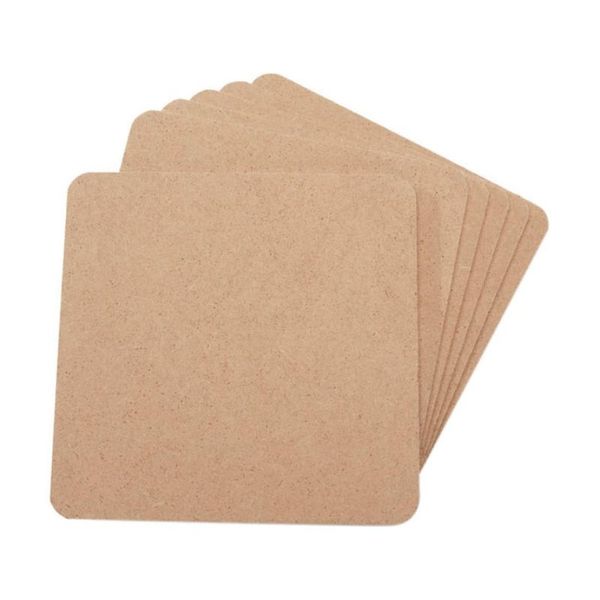 MDF Coasters - Square with Rounded Corners