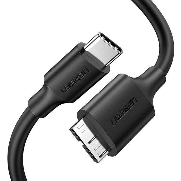 UGreen 20103 USB-C to Micro USB-B 3.0 Data 1m Cable-BK