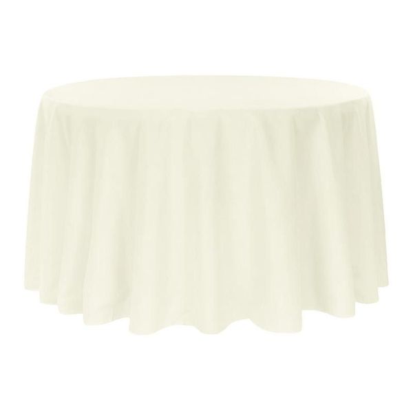 White Round Tablecloth - 3.4m