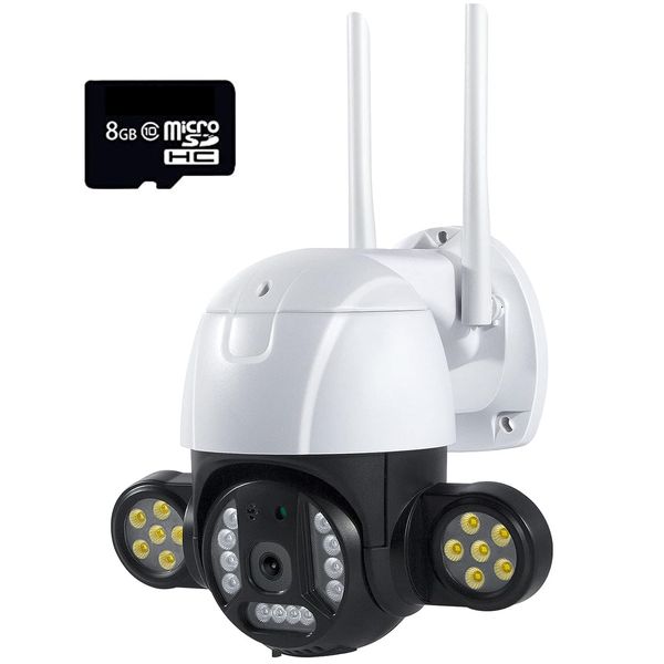 Wireless Surveillance Camera With 24 LED Illumination System &amp; 8GB SD Card