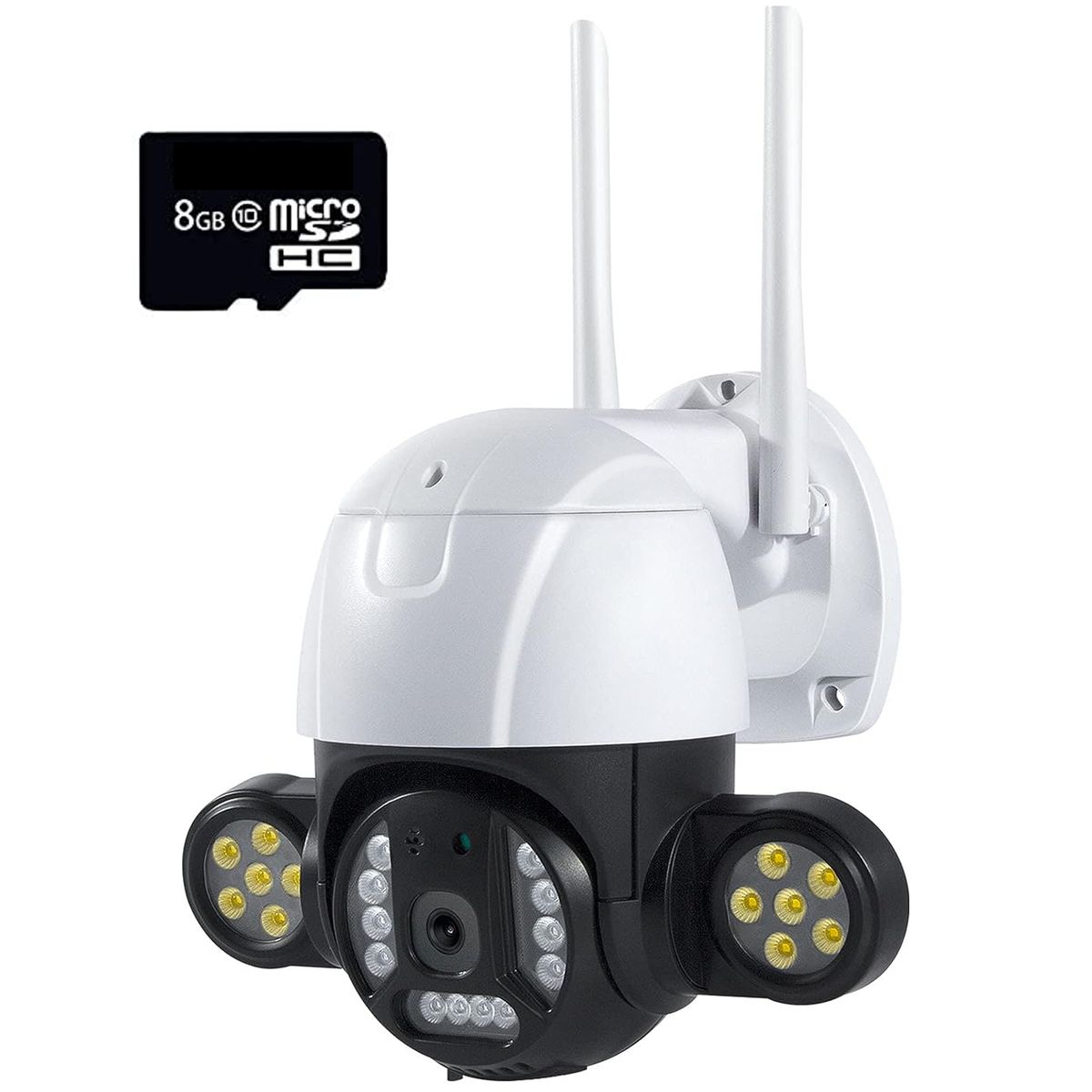 Wireless Surveillance Camera With 24 LED Illumination System & 8GB SD ...