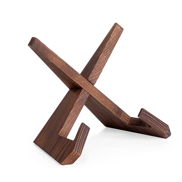 1 Wooden Restaurant, Home Menu Rack, Desktop Reading, Wooden Bookshelf