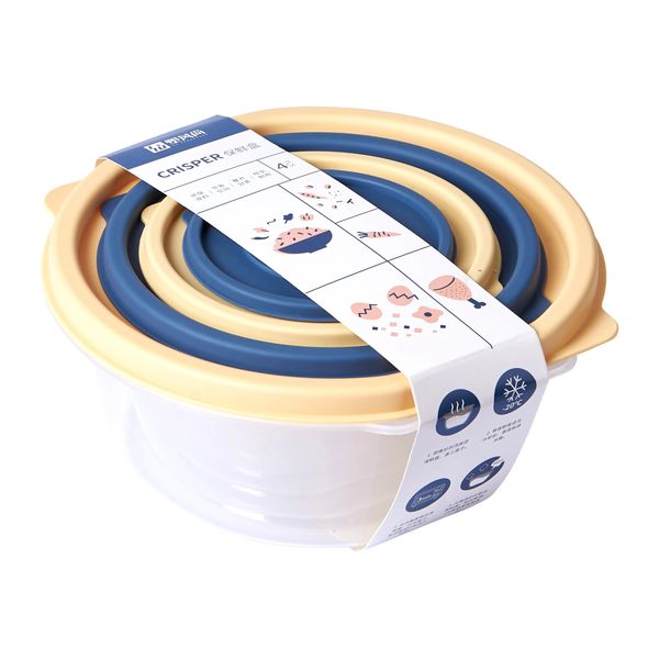 Round Bpa Lunch Box 4 Piece Set