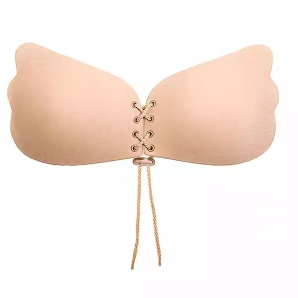 Self Adhesive Stick Strapless Push Up Wing Bras - D