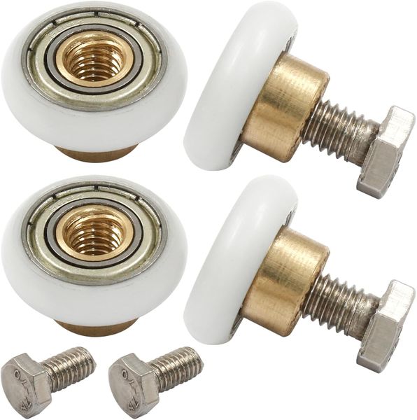 Shower Door Rollers Runners Wheel Replacement Part Door Runner Sliding - 10 Piece
