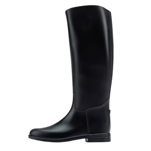Fouganza Schooling Adult Horse Riding Long Boots - Black