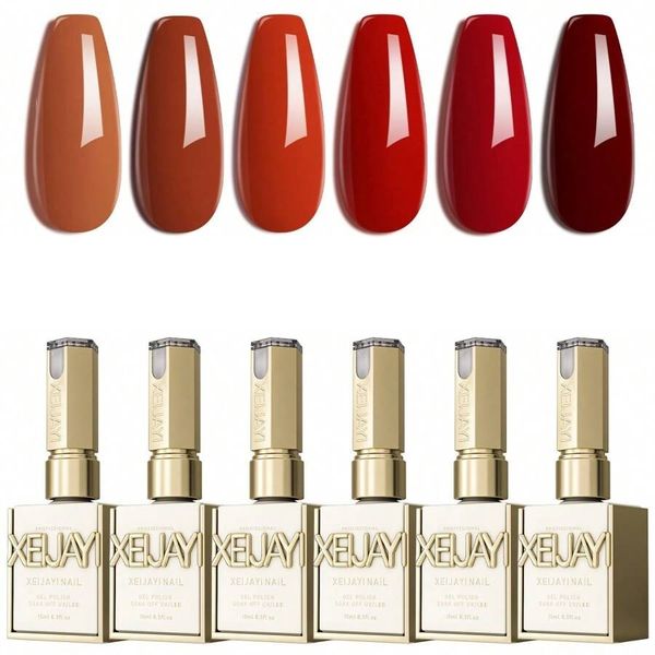 XEIJAYI 6 Colour Gel Nail Polish Set