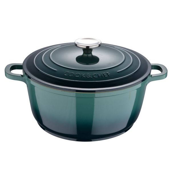 Bergner Excalibur Aliminium Casserole 24cm - Green