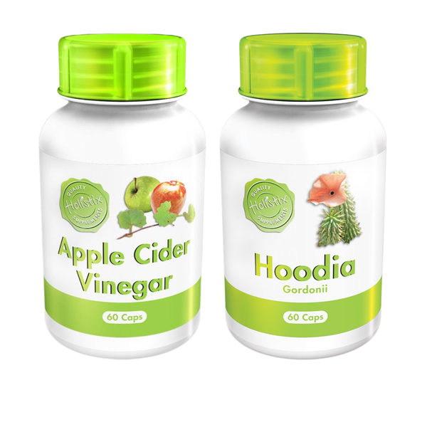 Holistix Apple Cider Vinegar 60 Caps + Hoodia 60 Caps Weight Support Combo