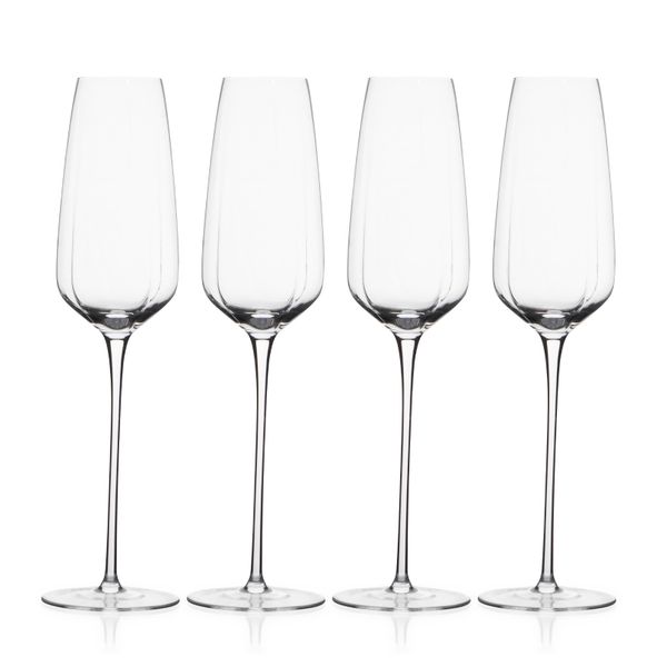 Carrol Boyes Champagne Flute Set of 4- Tulip