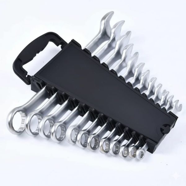 Premium 12-Piece Professional Wrench Spanner Kit | Metric Sizes 6-22mm