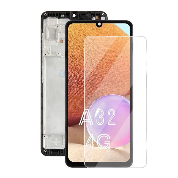 Lcd Screen Replacement for Samsung Galaxys A32(4g) with Frame+Tempered