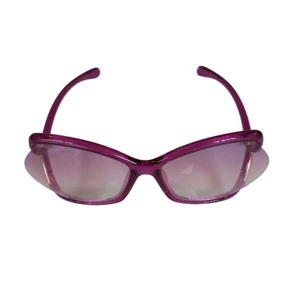 Modern Polarized Cat Eye Purple Plastic Frame Shades Eyewear Sunglasses