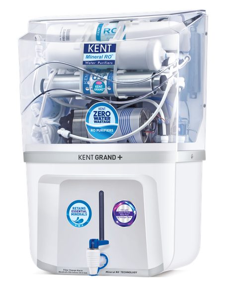 KENT Grand Plus RO Water Purifier with UV, UF, TDS Control, 9L Storage