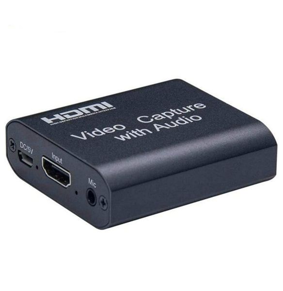 4K 1080P HDMI To USB 2.0 HDMI Video Capture Card With Audio Mic
