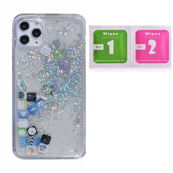 Bundle - WnTCo Stylish iPhones Cover with APPS at the back