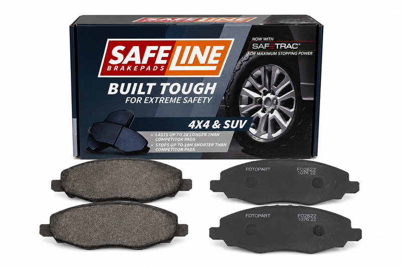 SAFELINE D3523 Front Brake Pads Compatible with Toyota 4x4 and SUV