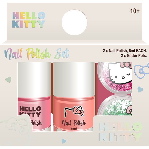 HELLO KITTY By SANRIO Official Licensed Tween Nail Polish Gift Set
