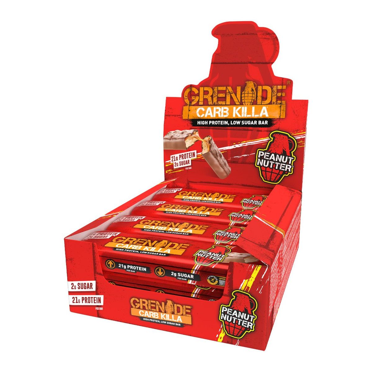 grenade bar peanut nutter