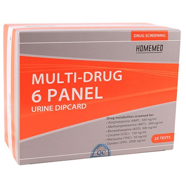 Homemed - Multi Drug Test 6 Panel 25's