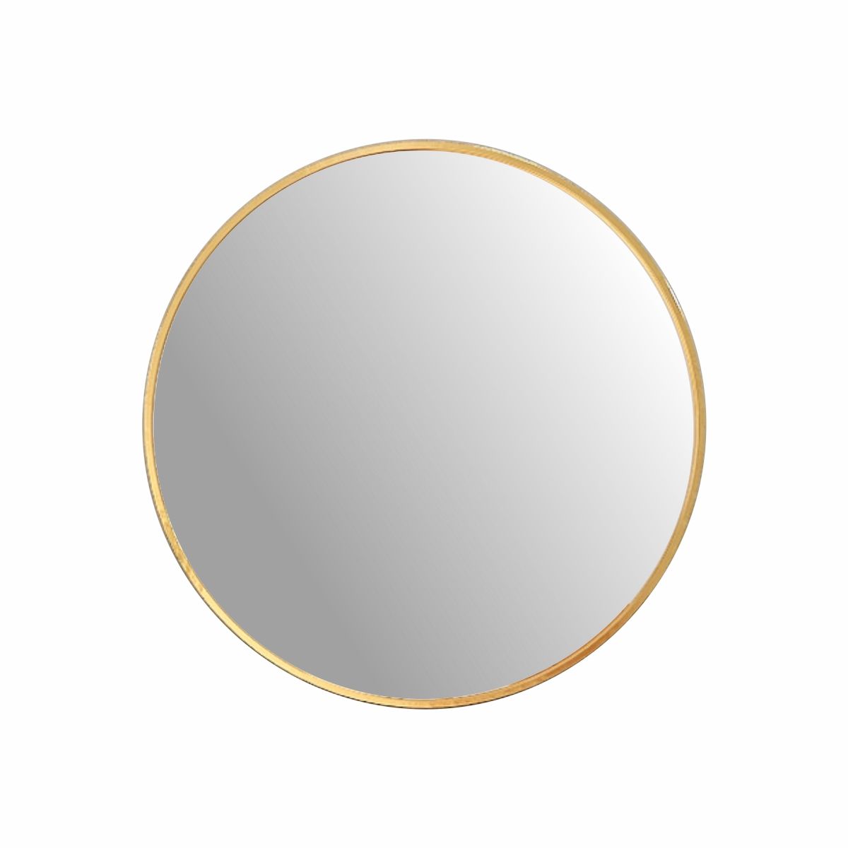 IFEEL Modern Round Wall Mirror Aluminium Frame 969RG - 60cm Gold