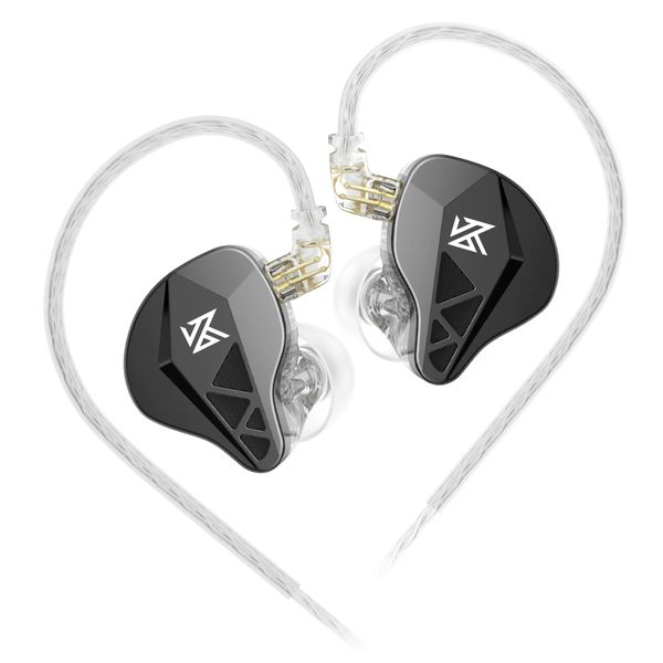 KZ EDXS Dual Magnetic Circuit Dynamic Drive In Ear Earphone - Black