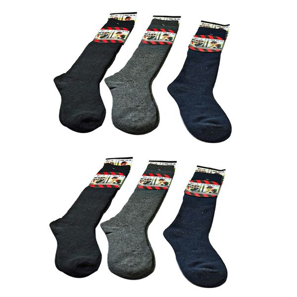 Men's Simple Comfortable Heavy Work Socks-6 Pairs