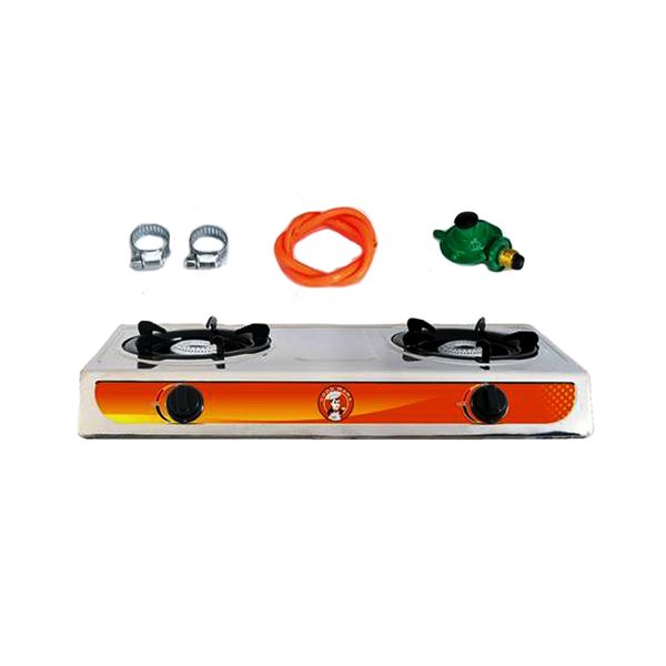 2 Burner Gas Stove - Stainless Still