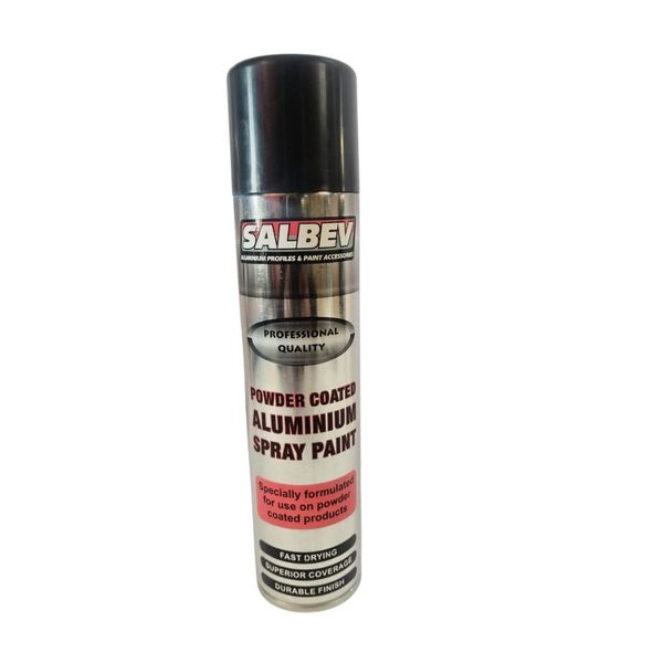 Salbev - Powder Coated Aluminium Spray Paint - Charcoal
