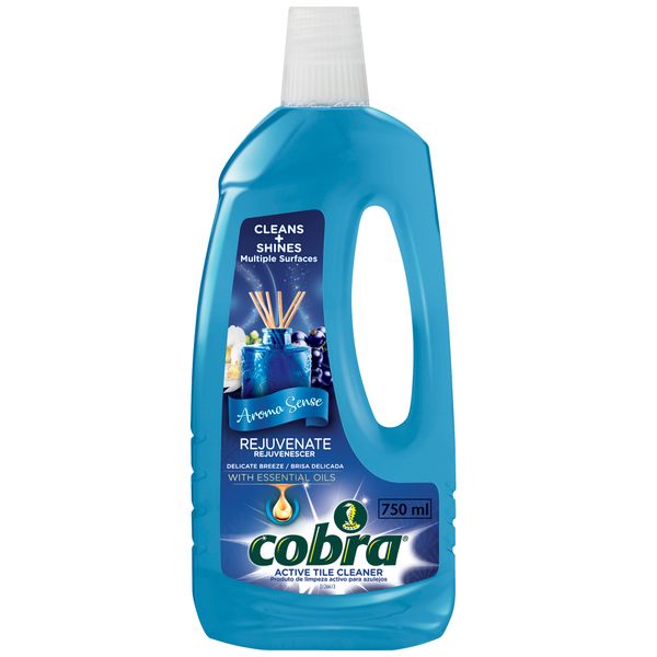 Cobra 750ml, Active Tile Cleaner, Aroma Sense Rejuvenate, Delicate Breeze