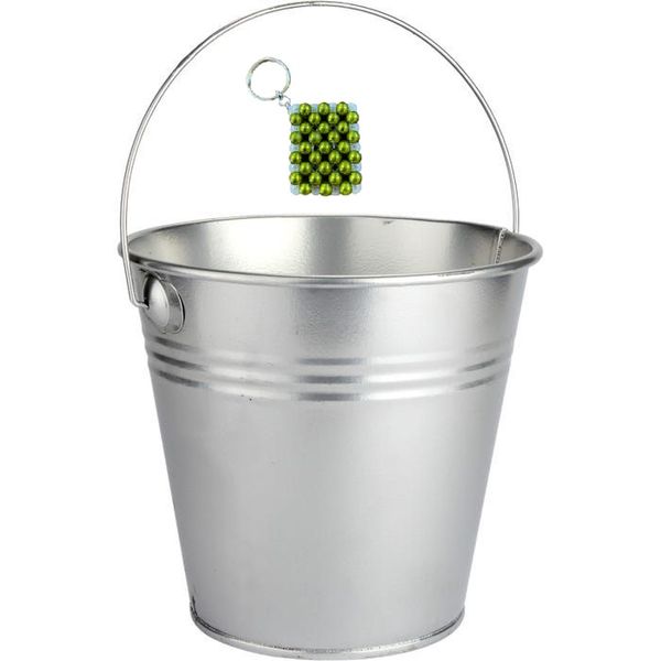 10L Stainless Steel Bucket -For Cleaning, Storage, and More &amp; Key Holder
