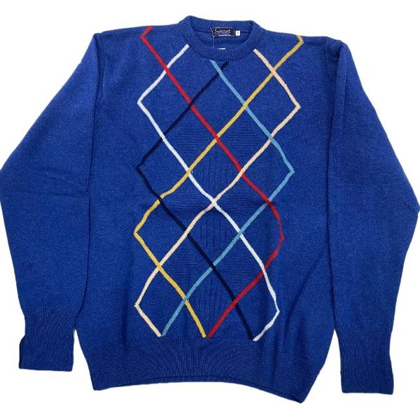 Grant - Mens Stripe Color Blue Jersey - ST52246