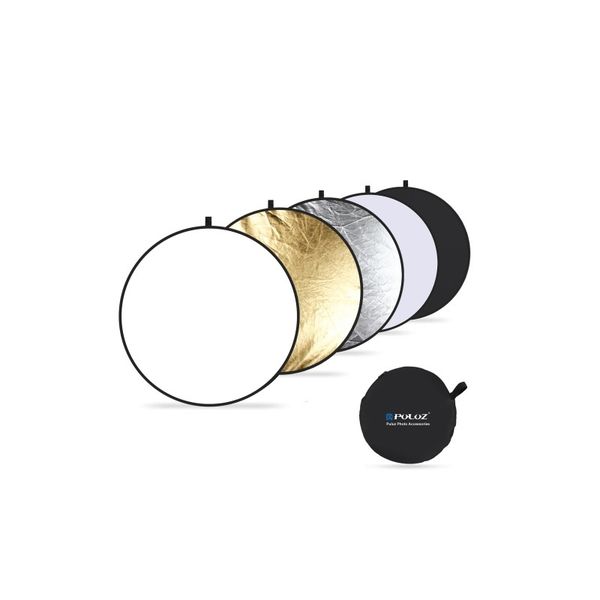 DW Puluz 5 in 1 Photo Studio Folding Reflector 80cm - PU5112