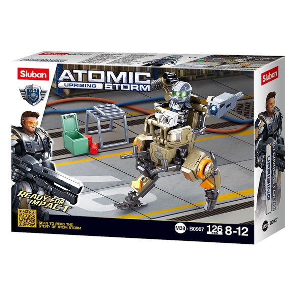 Sluban Building Set: Atomic Storm Uprising Armed Patrol Walker - 126 Pieces