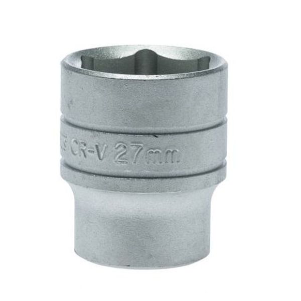 TengTools - 1/2inch Drive 6 Point Socket 27mm - M1205276-C