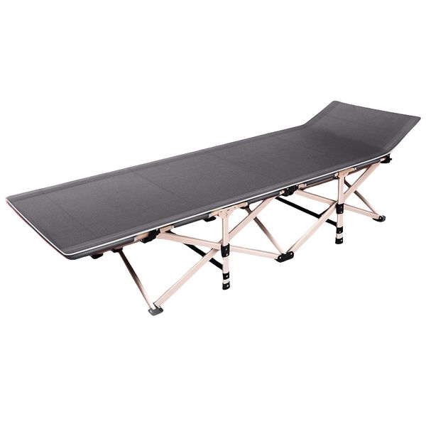 Portable Recliner Single Lunch Beach Folding Bed for Outdoor and Home