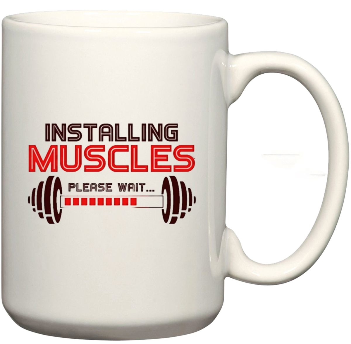 Installing Muscles Gym Printed Coffee Mug | Shop Today. Get it Tomorrow ...