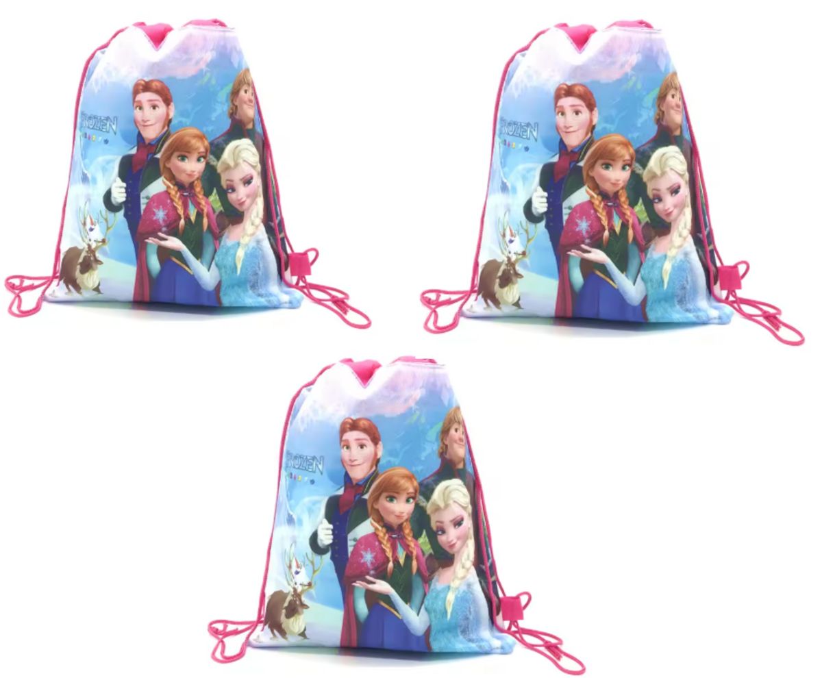 Frozen Party Drawstring Bags Set of 3